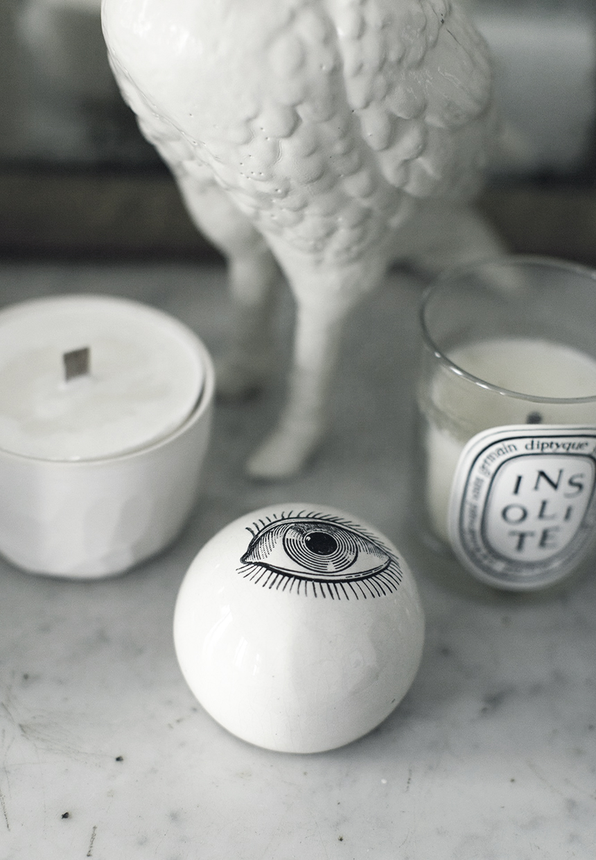 Dekoracja ceramiczne oko