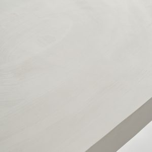 Biało-czarny owalny stolik kawowy na jednej nodze 120 cm